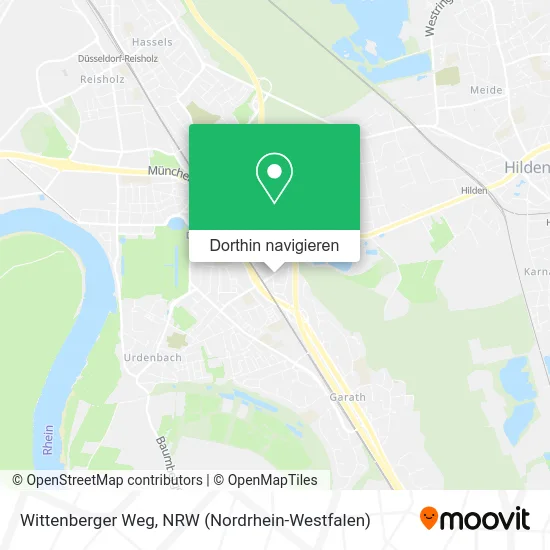 Wittenberger Weg Karte