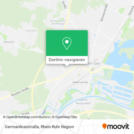 Germanikusstraße Karte