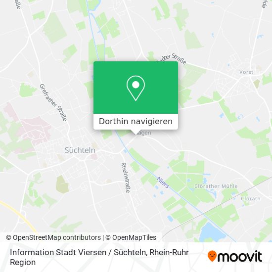 Information Stadt Viersen / Süchteln Karte