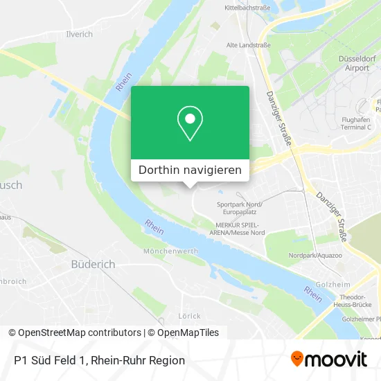 P1 Süd Feld 1 Karte