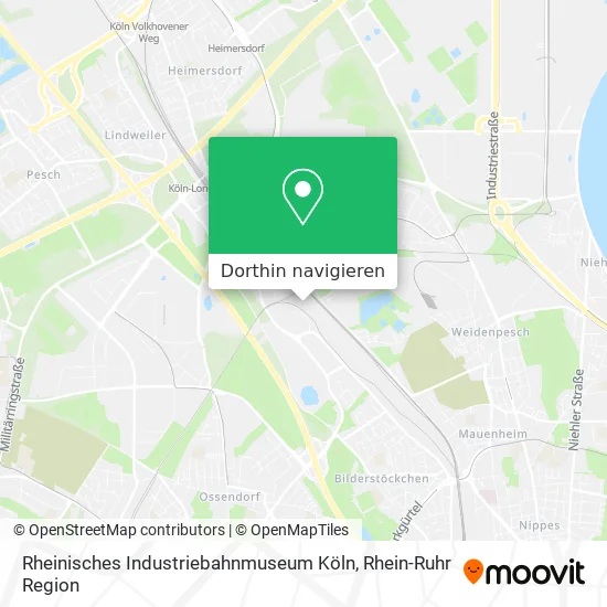 Rheinisches Industriebahnmuseum Köln Karte
