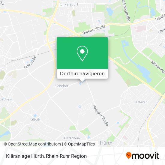 Kläranlage Hürth Karte