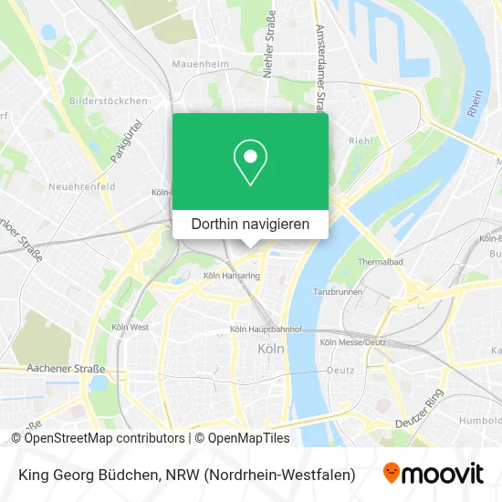 King Georg Büdchen Karte