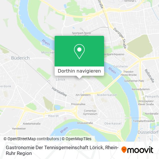 Gastronomie Der Tennisgemeinschaft Lörick Karte