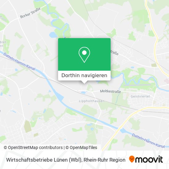 Wirtschaftsbetriebe Lünen (Wbl) Karte
