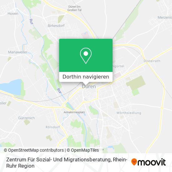 Zentrum Für Sozial- Und Migrationsberatung Karte