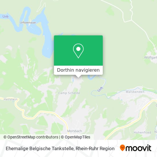 Ehemalige Belgische Tankstelle Karte
