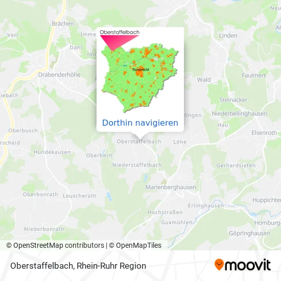 Oberstaffelbach Karte