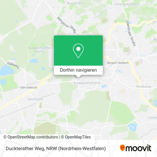 Duckterather Weg Karte