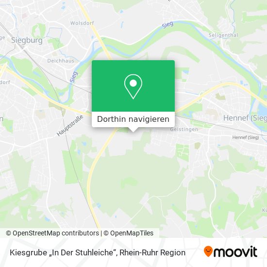 Kiesgrube „In Der Stuhleiche“ Karte