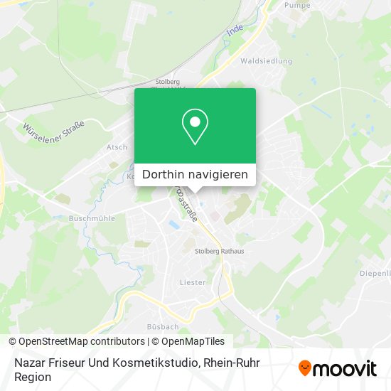 Nazar Friseur Und Kosmetikstudio Karte