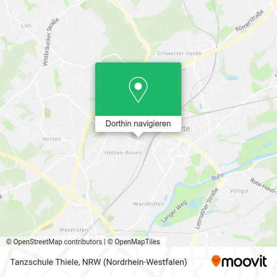 Tanzschule Thiele Karte