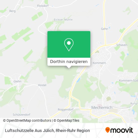Luftschutzzelle Aus Jülich Karte