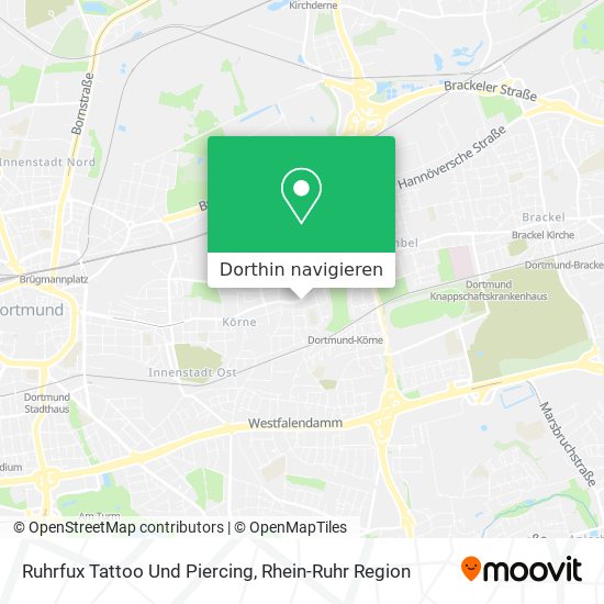 Ruhrfux Tattoo Und Piercing Karte