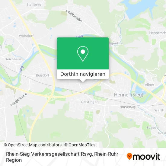 Rhein-Sieg Verkehrsgesellschaft Rsvg Karte