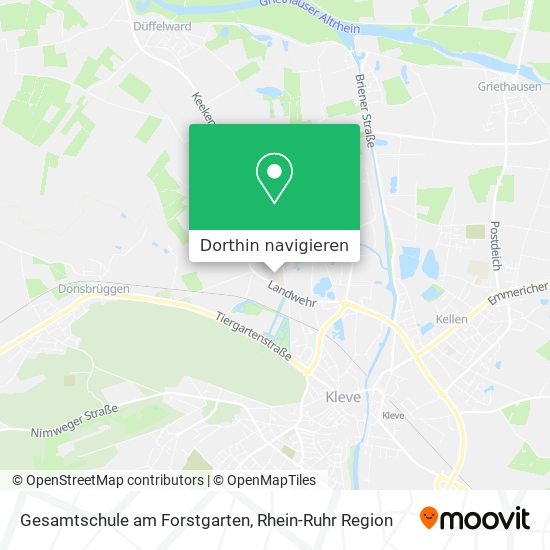 Gesamtschule am Forstgarten Karte