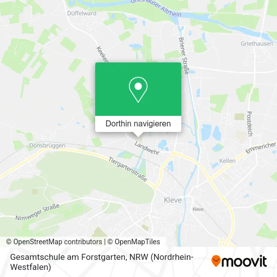 Gesamtschule am Forstgarten Karte