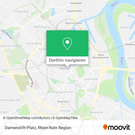 Damenstift-Platz Karte