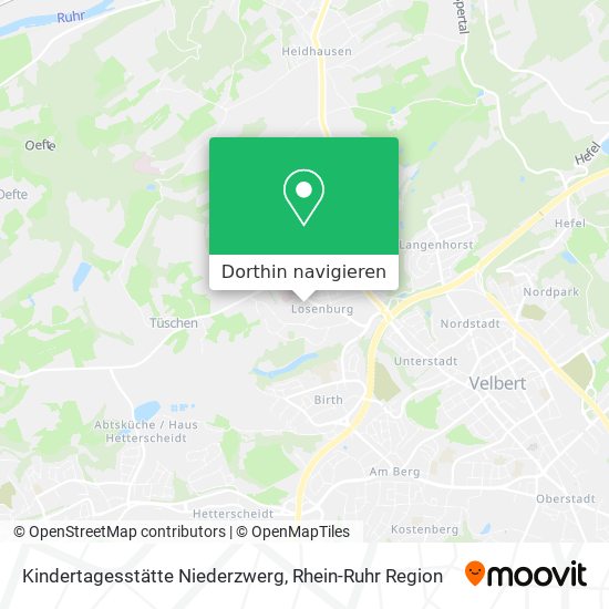 Kindertagesstätte Niederzwerg Karte