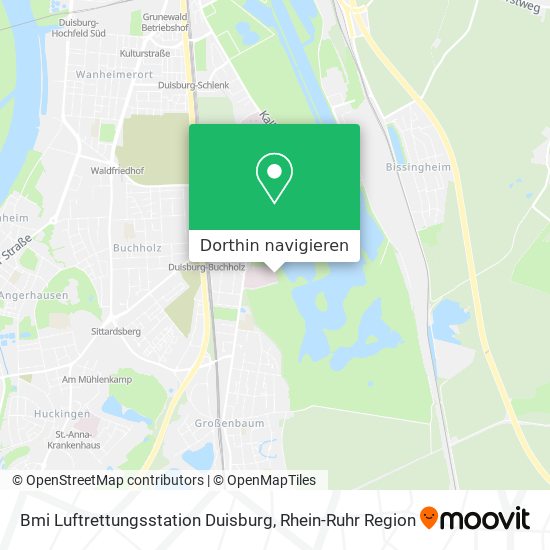 Bmi Luftrettungsstation Duisburg Karte