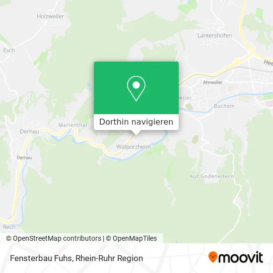 Fensterbau Fuhs Karte