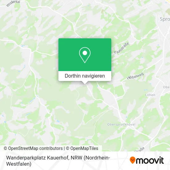 Wanderparkplatz Kauerhof Karte
