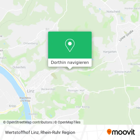 Wertstoffhof Linz Karte