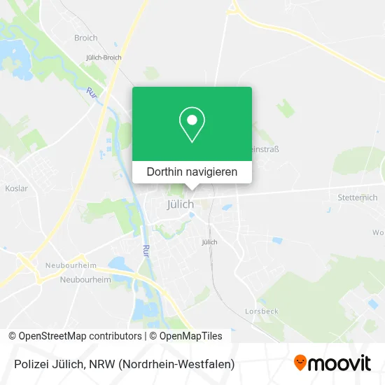 Polizei Jülich Karte