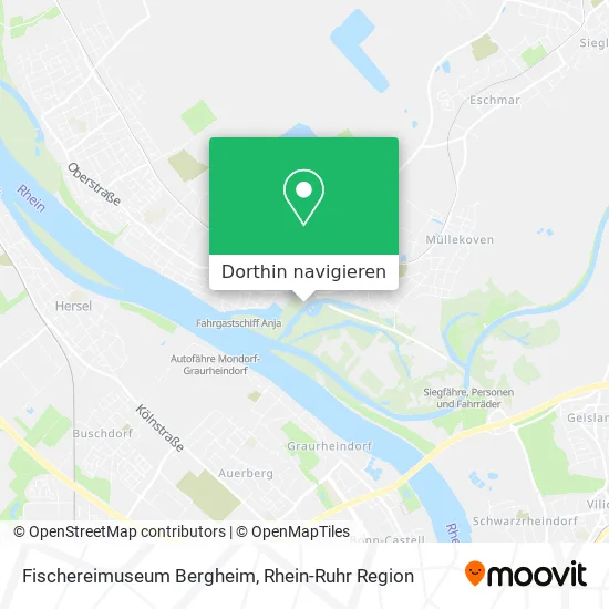 Fischereimuseum Bergheim Karte