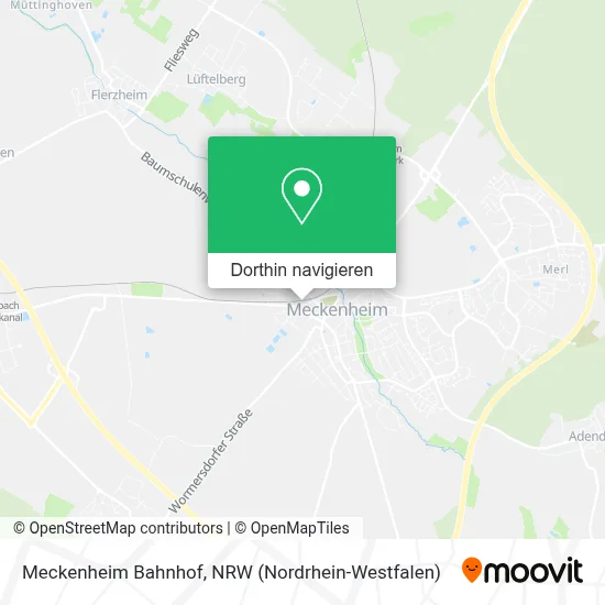 Meckenheim Bahnhof Karte