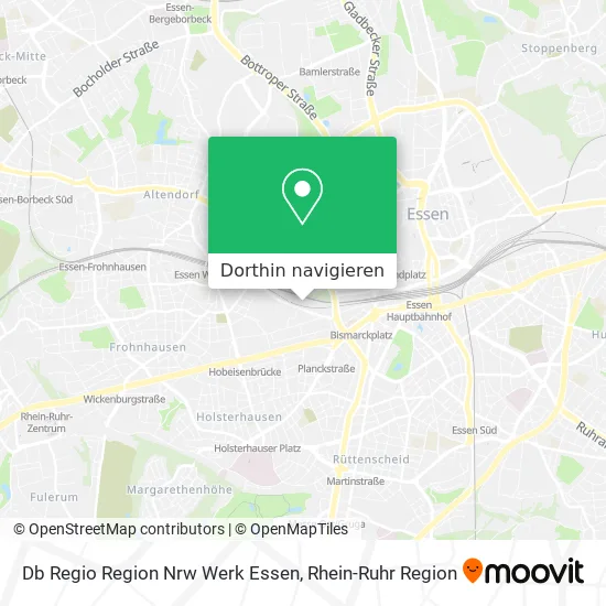 Db Regio Region Nrw Werk Essen Karte