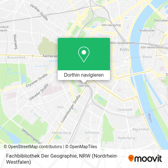 Fachbibliothek Der Geographie Karte