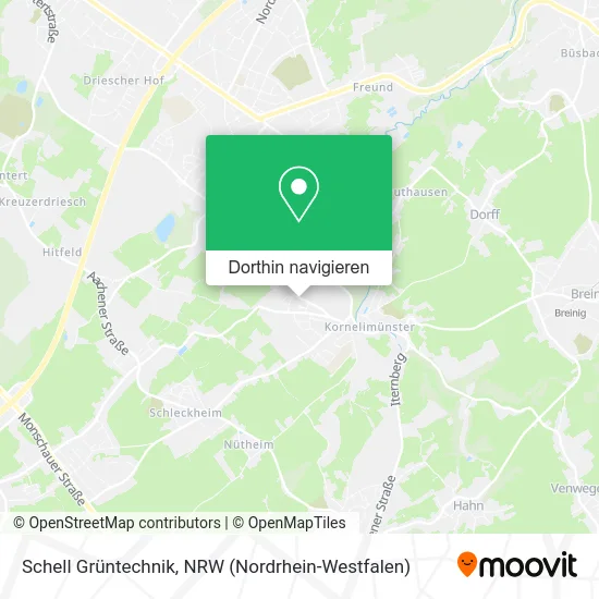 Schell Grüntechnik Karte