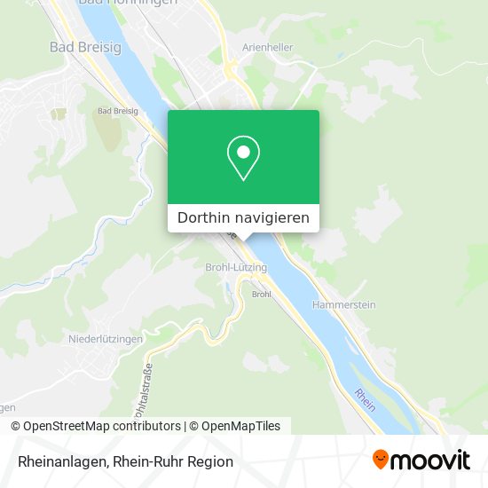 Rheinanlagen Karte