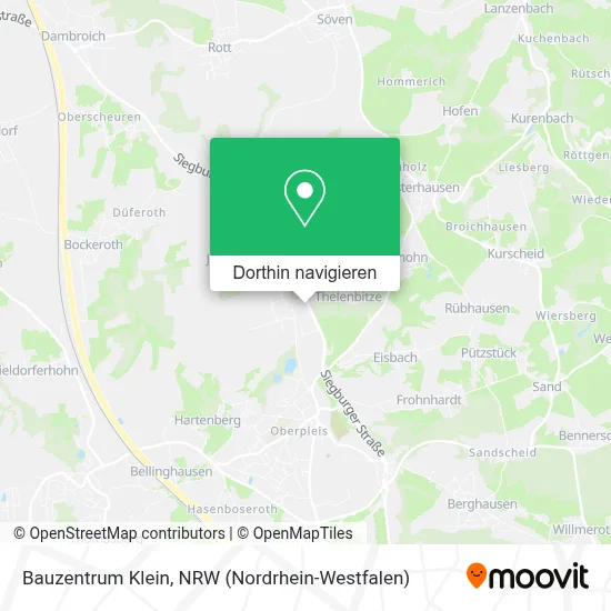 Bauzentrum Klein Karte