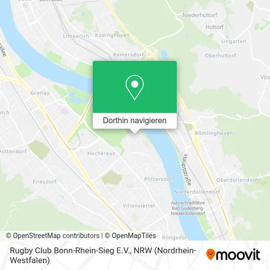 Rugby Club Bonn-Rhein-Sieg E.V. Karte