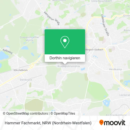 Hammer Fachmarkt Karte