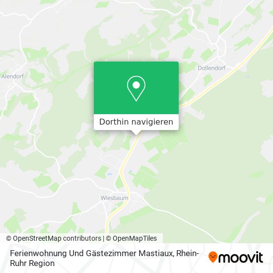 Ferienwohnung Und Gästezimmer Mastiaux Karte