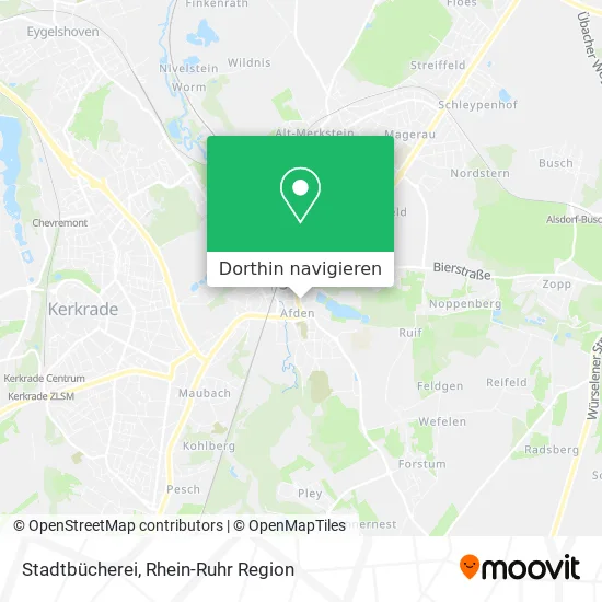 Stadtbücherei Karte