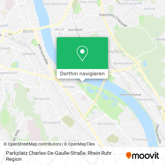 Parkplatz Charles-De-Gaulle-Straße Karte