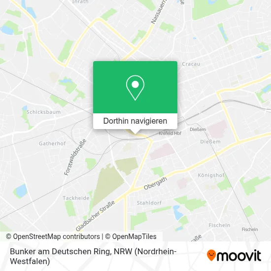 Bunker am Deutschen Ring Karte