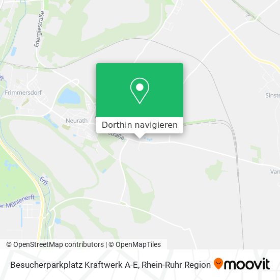 Besucherparkplatz Kraftwerk A-E Karte