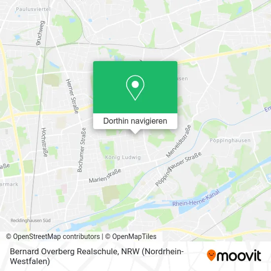 Bernard Overberg Realschule Karte