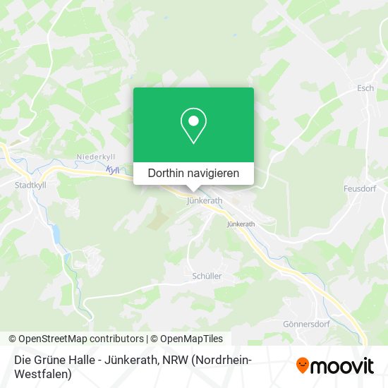 Die Grüne Halle - Jünkerath Karte