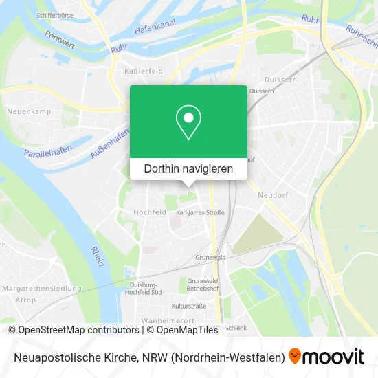 Neuapostolische Kirche Karte