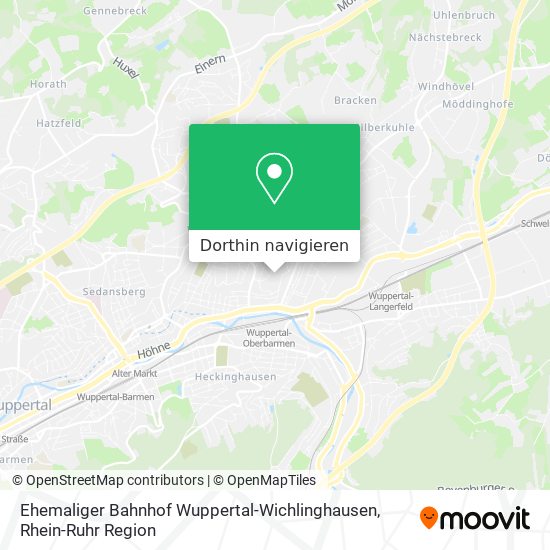 Ehemaliger Bahnhof Wuppertal-Wichlinghausen Karte