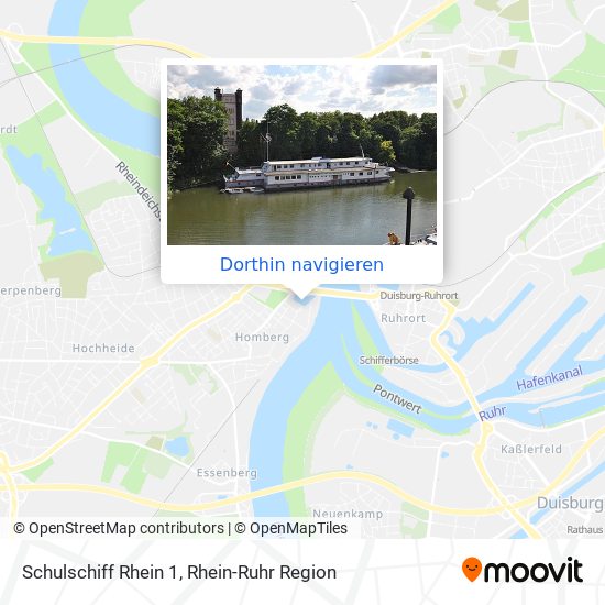 Schulschiff Rhein 1 Karte