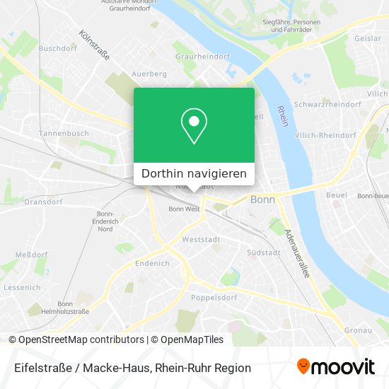 Eifelstraße / Macke-Haus Karte