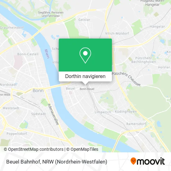 Beuel Bahnhof Karte