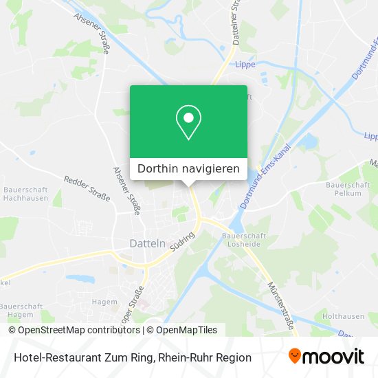 Hotel-Restaurant Zum Ring Karte